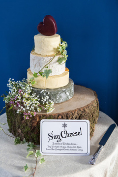cheese wedding cake allerton castle